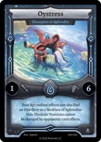Oystress - Champion of Aphrodite - Divine Champions: Snowshade - Elestrals card