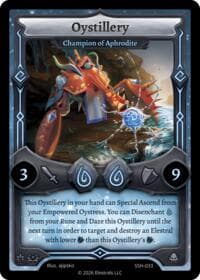 Oystillery - Champion of Aphrodite - Divine Champions: Snowshade - Elestrals card