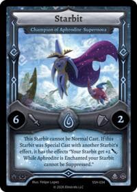 Starbit - Champion of Aphrodite - Supernova - Divine Champions: Snowshade - Elestrals card