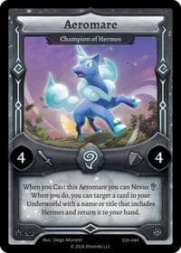 Aeromare - Champion of Hermes - Divine Champions: Snowshade - Elestrals card