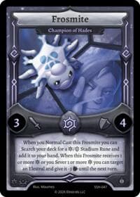 Frosmite - Champion of Hades - Divine Champions: Snowshade - Elestrals card