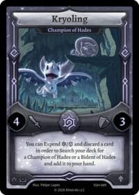 Kryoling - Champion of Hades - Divine Champions: Snowshade - Elestrals card