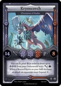 Kryoscorch - Champion of Hades - Divine Champions: Snowshade - Elestrals card