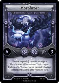 Morphrost - Champion of Hades - Draco Form - Divine Champions: Snowshade - Elestrals card
