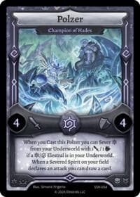 Polzer - Champion of Hades - Divine Champions: Snowshade - Elestrals card
