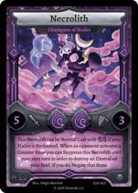 Necrolith - Champion of Hades - Divine Champions: Snowshade - Elestrals card