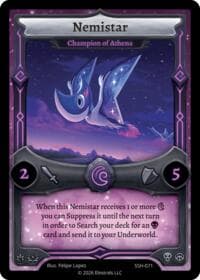 Nemistar - Champion of Athena - Divine Champions: Snowshade - Elestrals card
