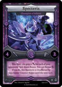 Specteris - Champion of Athena - Divine Champions: Snowshade - Elestrals card
