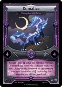 Komalice - Champion of Athena - Divine Champions: Snowshade - Elestrals card