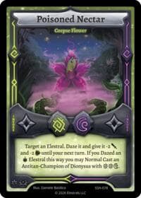 Poisoned Nectar - Corpse Flower - Divine Champions: Snowshade - Elestrals card
