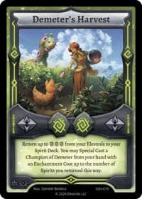 Demeter's Harvest - Divine Champions: Snowshade - Elestrals card