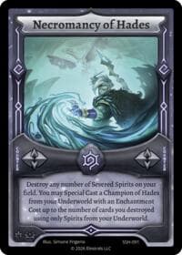 Necromancy of Hades - Divine Champions: Snowshade - Elestrals card