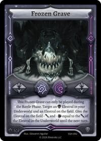 Frozen Grave - Divine Champions: Snowshade - Elestrals card