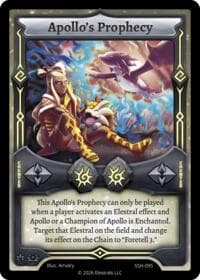Apollo's Prophecy - Divine Champions: Snowshade - Elestrals card