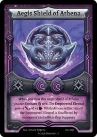 Aegis Shield of Athena - Divine Champions: Snowshade - Elestrals card