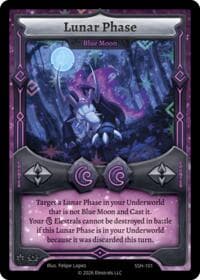 Lunar Phase - Blue Moon - Divine Champions: Snowshade - Elestrals card