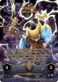 Toxion - Champion of Zeus (Full Art) - Divine Champions: Snowshade - Elestrals card