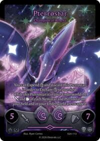 Pterrostar - Champion of Athena (Full Art) - Divine Champions: Snowshade - Elestrals card
