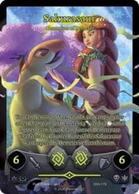 Sakurasaur - Champion of Demeter (Full Art) - Divine Champions: Snowshade - Elestrals card
