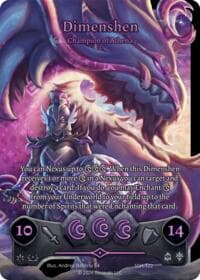Dimenshen - Champion of Athena (Full Art) - Divine Champions: Snowshade - Elestrals card