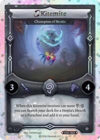 Kitemite - Champion of Hestia (Stellar) - Divine Champions: Snowshade - Elestrals card
