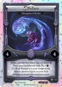 Polzer - Champion of Hades (Stellar) - Divine Champions: Snowshade - Elestrals card