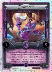 Toxeerie - Champion of Athena (Stellar) - Divine Champions: Snowshade - Elestrals card