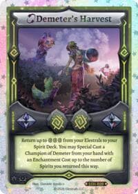 Demeter's Harvest (Stellar) - Divine Champions: Snowshade - Elestrals card