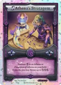 Athena's Stratagem (Stellar) - Divine Champions: Snowshade - Elestrals card
