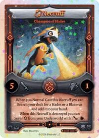 Necruff - Champion of Hades (Serialized) - Divine Champions: Snowshade - Elestrals card