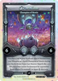 Parachne - Champion of Hestia (Serialized) - Divine Champions: Snowshade - Elestrals card