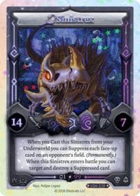 Sinistrex (Serialized) - Divine Champions: Snowshade - Elestrals card