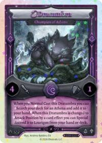 Dratumbra - Champion of Athena (Serialized) - Divine Champions: Snowshade - Elestrals card