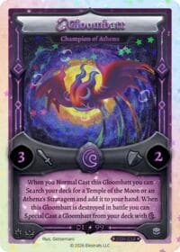 Gloombatt - Champion of Athena (Serialized) - Divine Champions: Snowshade - Elestrals card