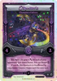 Specteris - Champion of Athena (Serialized) - Divine Champions: Snowshade - Elestrals card