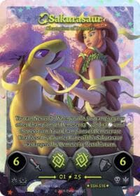 Sakurasaur - Champion of Demeter (Serialized) - Divine Champions: Snowshade - Elestrals card