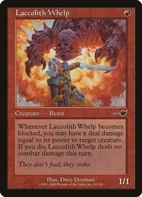 Laccolith Whelp - Nemesis - Magic: The Gathering card