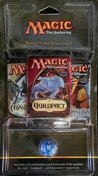 3-Pack Draft Blister Pack With Spindown Life Counter - Unique and Miscellaneous Promos - Magic: The Gathering card