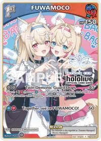 FUWAMOCO (P) (hBP03-050) - hololive OFFICIAL CARD GAME Promos - Hololive card