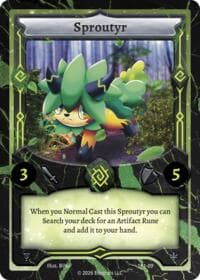 Sproutyr - Starter Pack - Elestrals card
