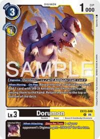 Dorumon - Chivalrous XIII - Digimon Card Game card
