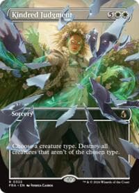 Kindred Judgment (Borderless) - Reality Fracture - Magic: The Gathering card