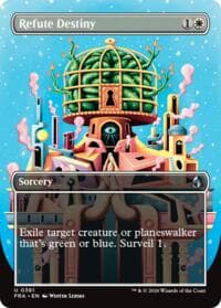 Refute Destiny (Borderless) - Reality Fracture - Magic: The Gathering card