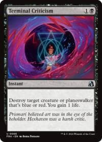 Terminal Criticism - Reality Fracture - Magic: The Gathering card
