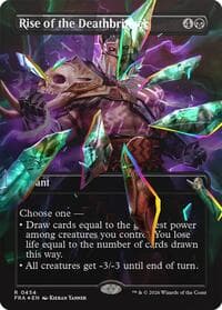 Rise of the Deathbringer (Borderless) (Facet Foil) - Reality Fracture - Magic: The Gathering card