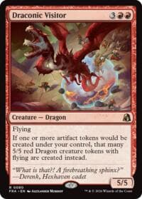 Draconic Visitor - Reality Fracture - Magic: The Gathering card