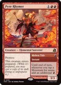Pyre Rhymer - Reality Fracture - Magic: The Gathering card