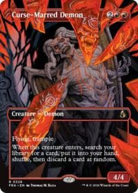 Curse-Marred Demon (Borderless) - Reality Fracture - Magic: The Gathering card