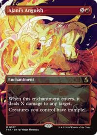 Ajani's Anguish (Borderless) - Reality Fracture - Magic: The Gathering card