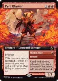 Pyre Rhymer (Extended Art) - Reality Fracture - Magic: The Gathering card
